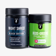 Load image into Gallery viewer, Night Shred Black AU, Reds &amp; Greens