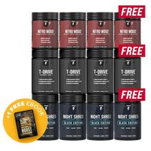 Laden Sie das Bild in den Galerie-Viewer, Supercharged Male Stack 3-Month Supply + 1 Stack Free