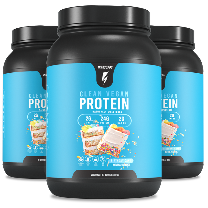 3 Tubs of Clean Vegan Protein