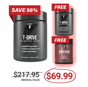 Special Offer 2 Bottles of T-Drive + 1 FREE Nitro Wood